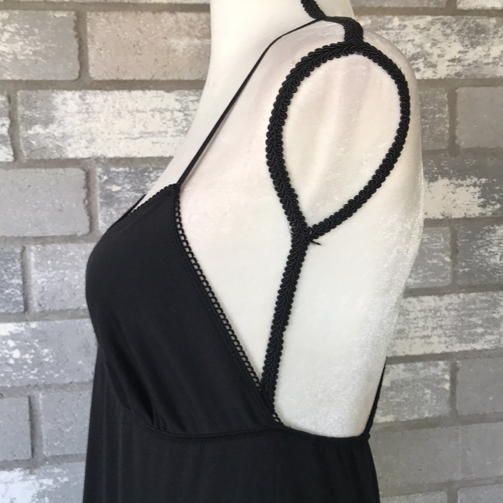 Línea Donatella black nightie size M (8-10) - Picture 4 of 8